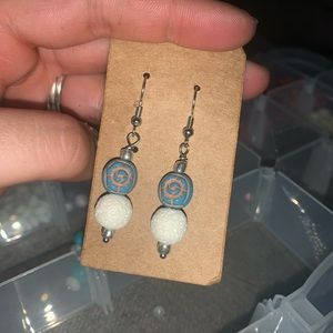Hand-made earrings